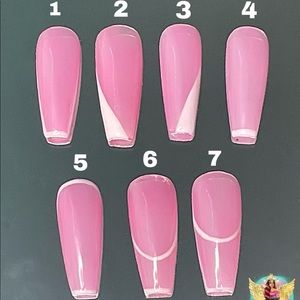 Custom French Press-On Nail Set (7 Options) | The Nail Plug @thenailplugmi
